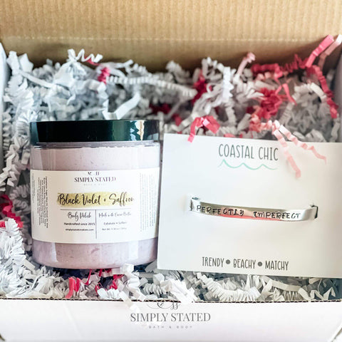 Subscription Box of self-care for women and busy moms. January Box Reveal