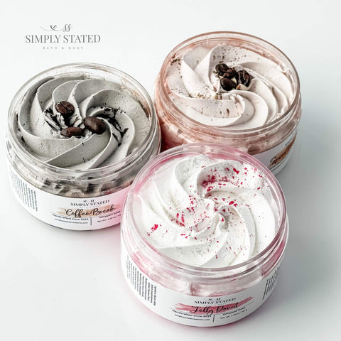 Simply Stated Bath and Body Coffee Break Collection Whipped Soap