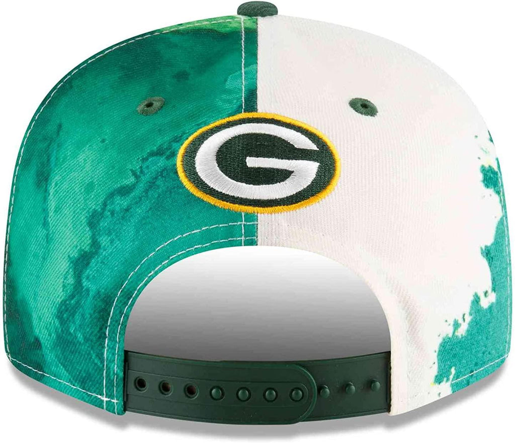 Green Bay Packers New Era 2022 Sideline 9FIFTY Ink Dye Snapback Hat 