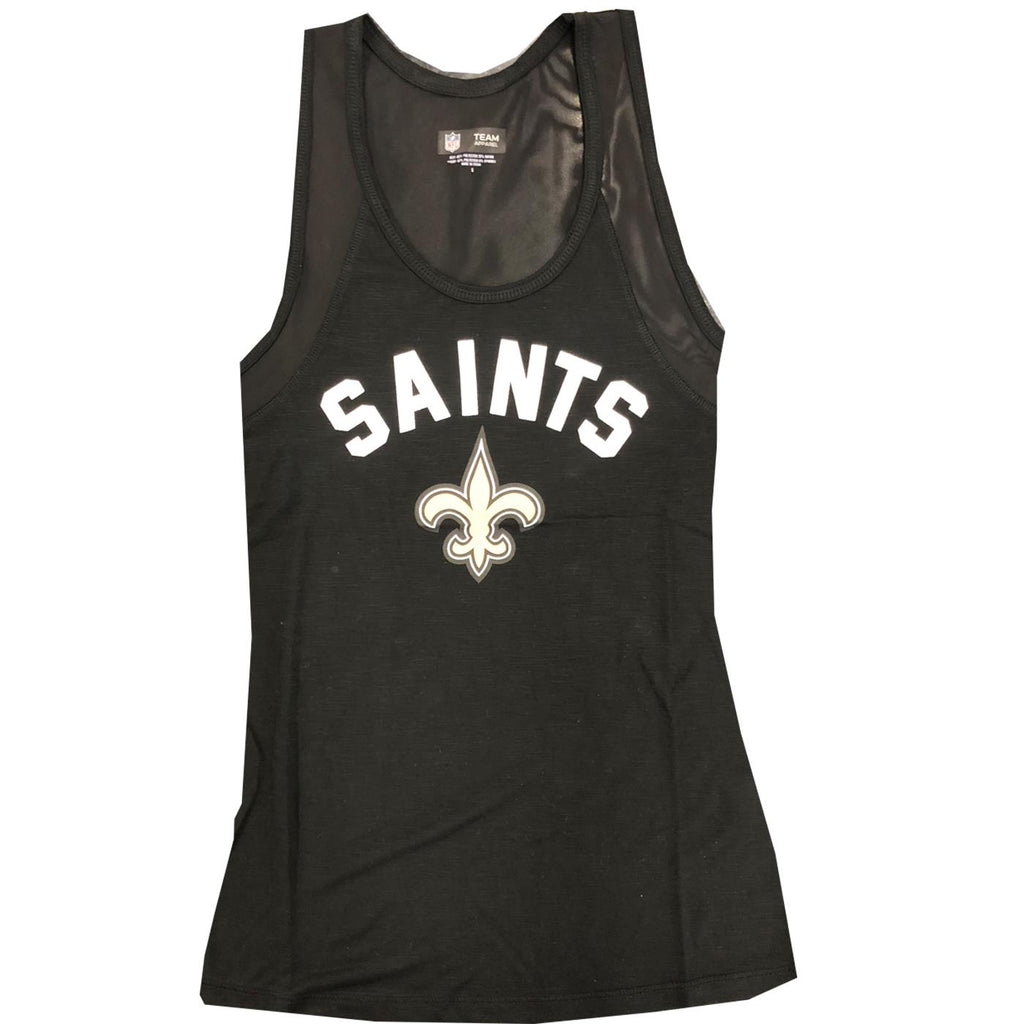 New Orleans Saints New Era Women's Plus Size Tank Top - Black