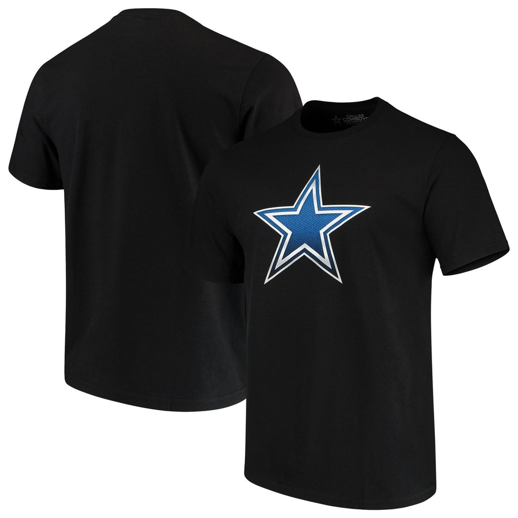 Dallas Cowboys Merchandising Men's Trip Wordmark Grey T-Shirt