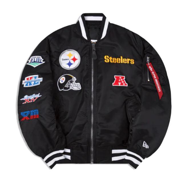 New Era NFL Men's Pittsburgh Steelers Reversible Alpha Industries