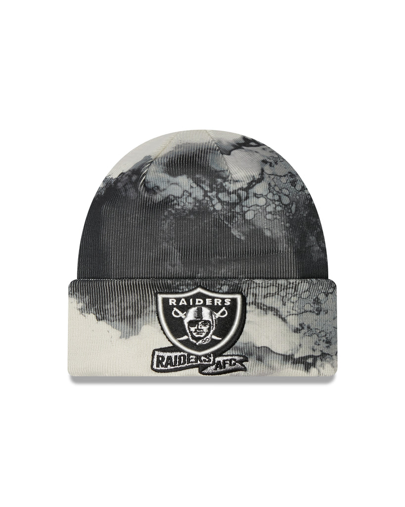 New Era Men's Las Vegas Raiders Sideline Ink Knit Hat - Black - Each