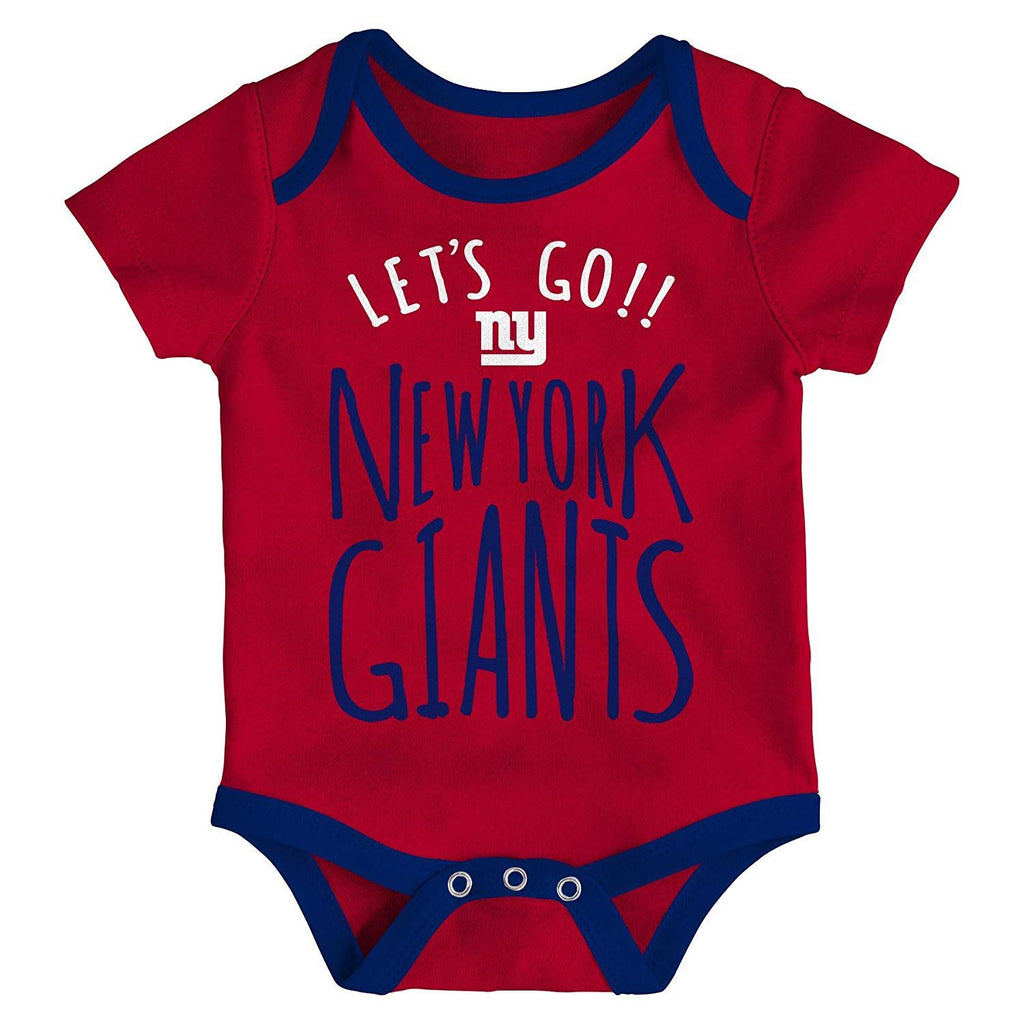 Outerstuff NFL New York Giants Infant Playmaker 3-Piece Creeper Set –  Sportzzone