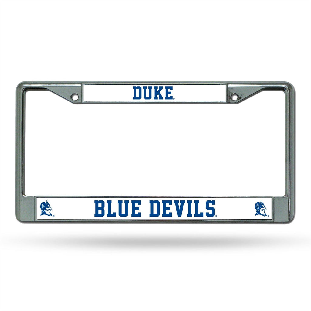 Rico NCAA Duke Blue Devils Auto Tag Chrome Frame FC