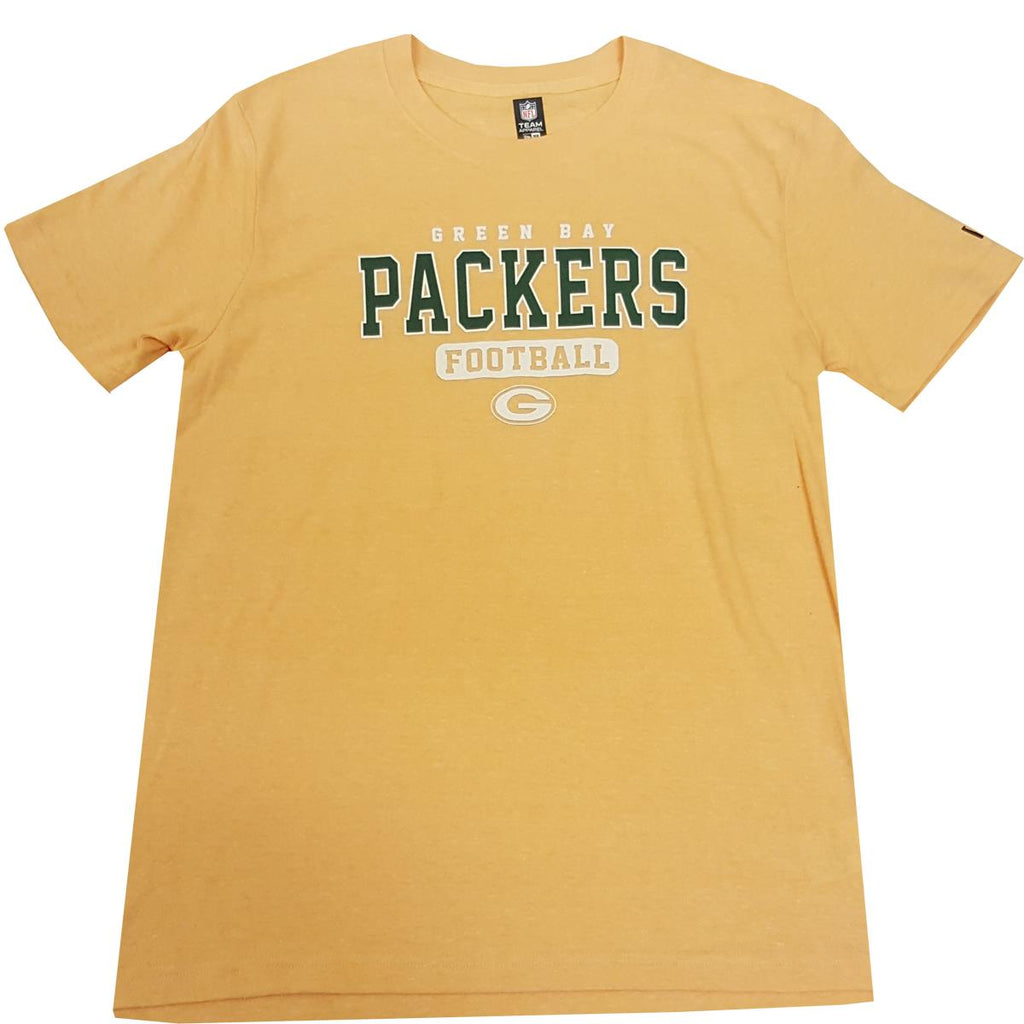 Women's New Era Green Green Bay Packers Slub T-Shirt with Front