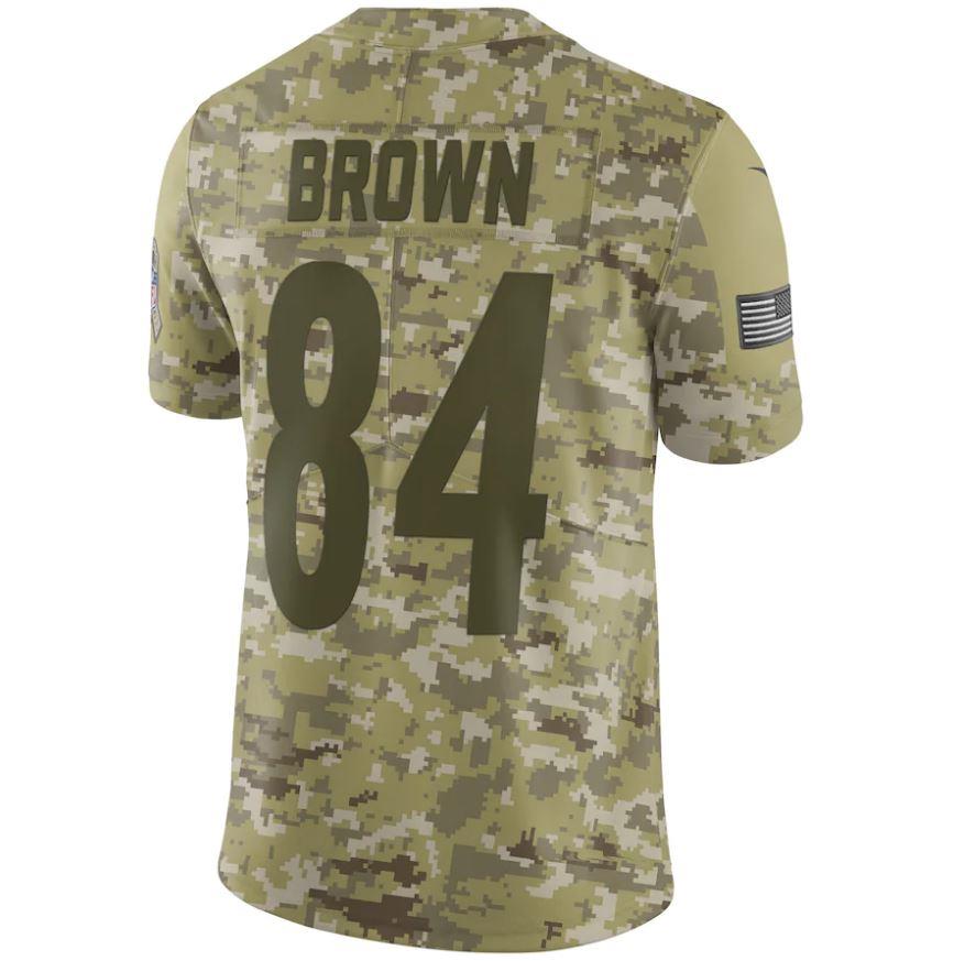Nike NFL #84 Pittsburgh Steelers Antonio Brown Salute To – Sportzzone