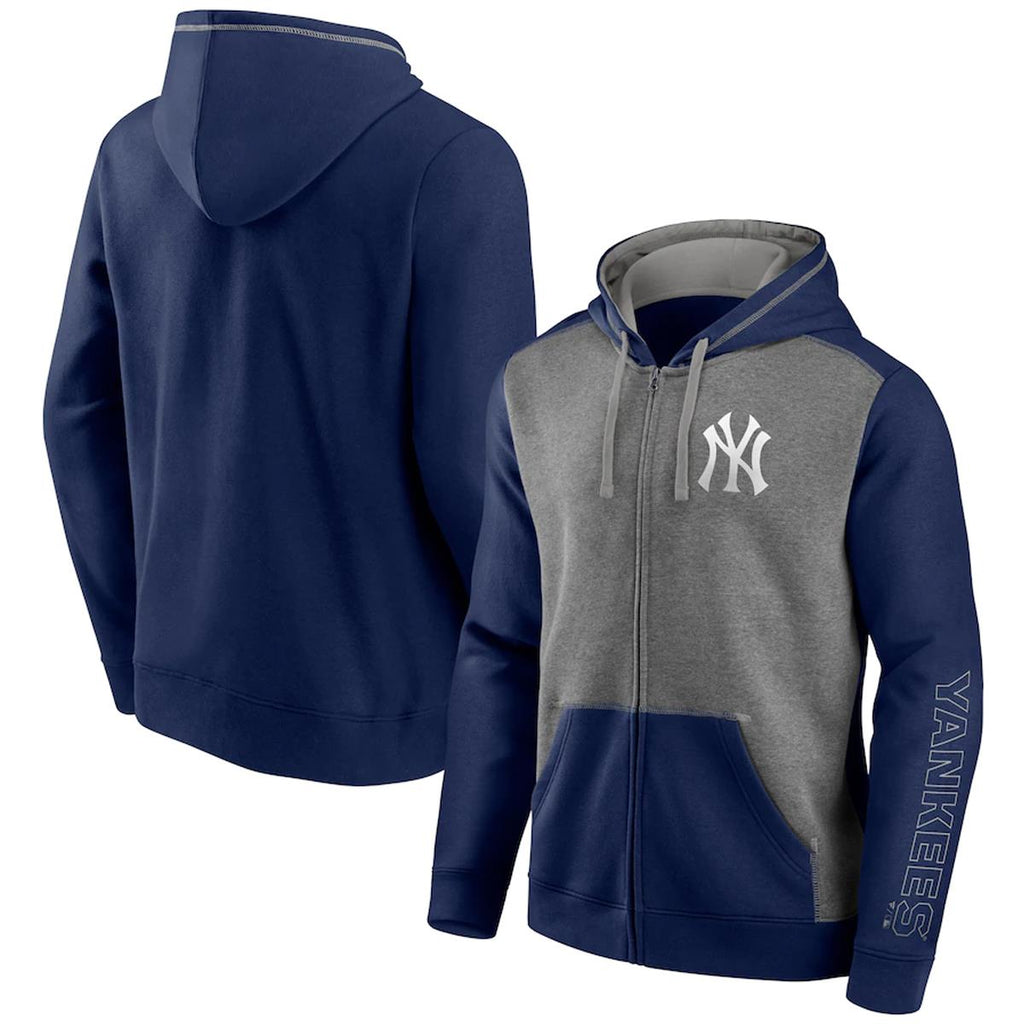 Áo hoodie MLB Mega logo training zipup setup New York Yankees  3ATRB021450BGL