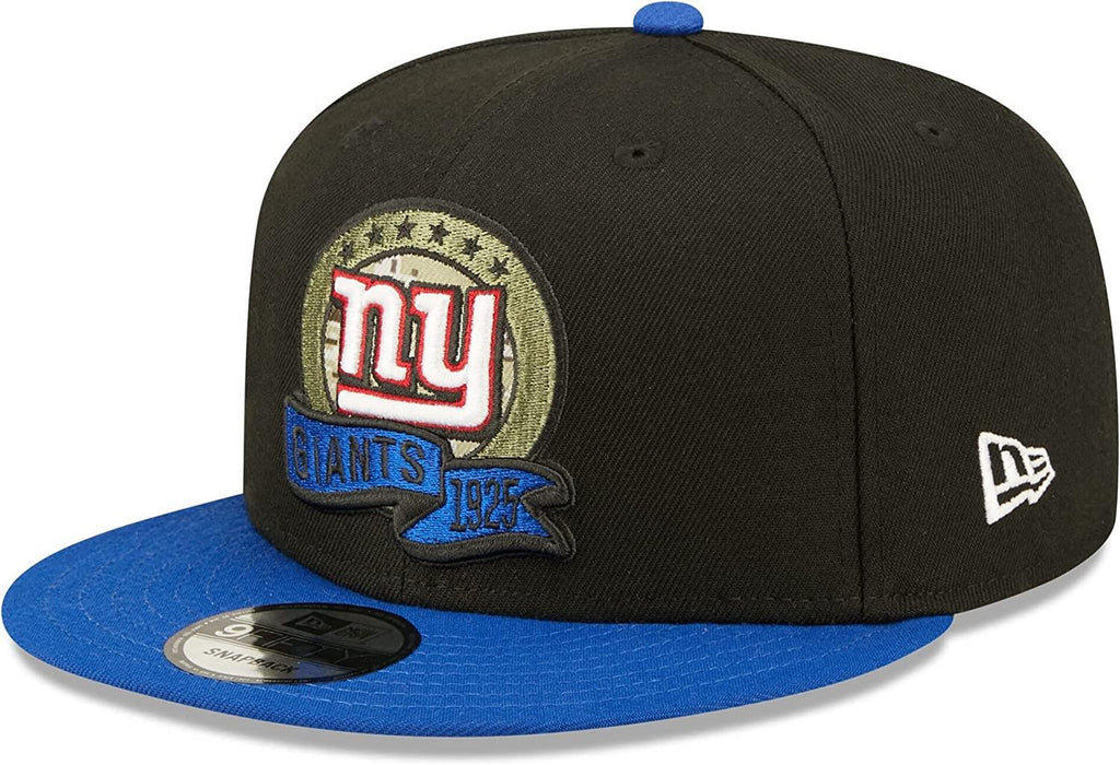 New Era Men's New York Giants Sideline Ink Dye 9Fifty Black