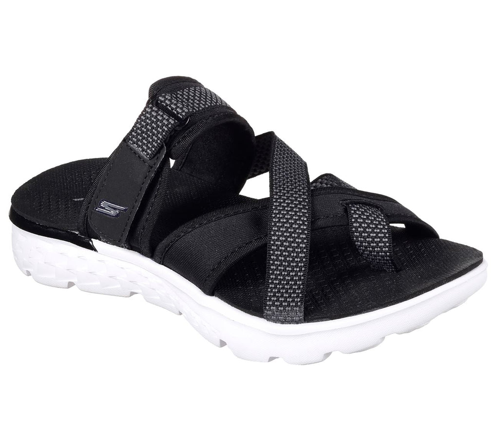 skechers on the go 400 cloud heathered slide sandal