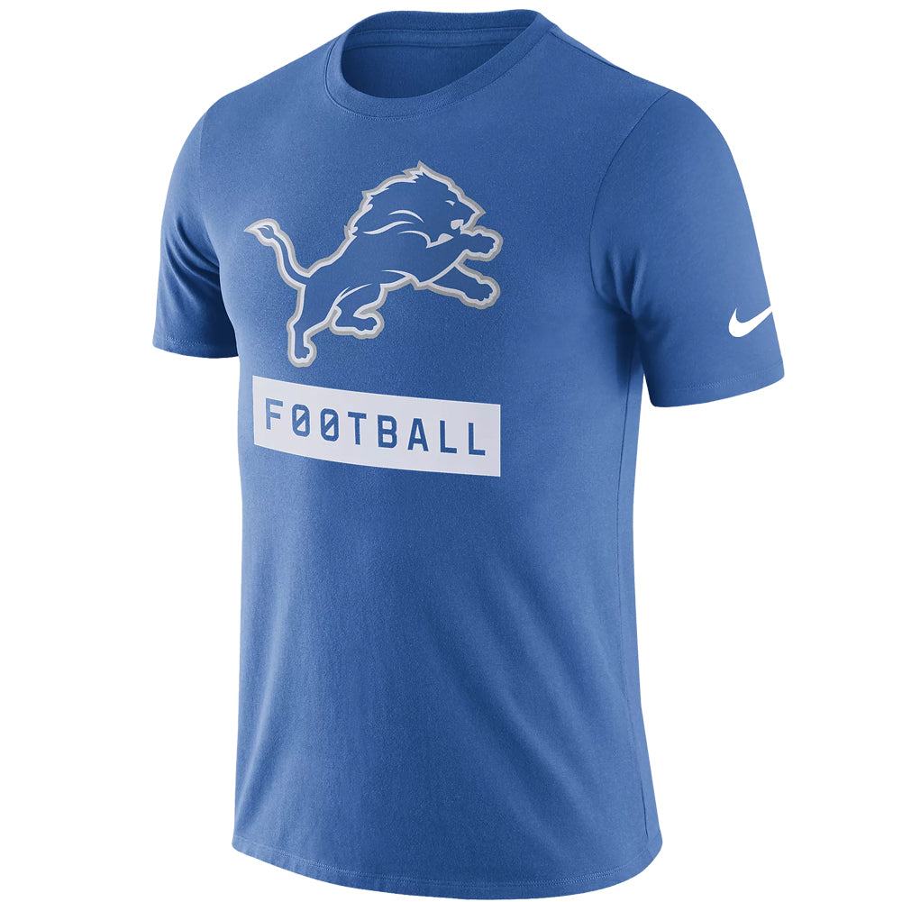 Nike Men's Detroit Lions Dri-Fit Football Logo T-Shirt – Sportzzone