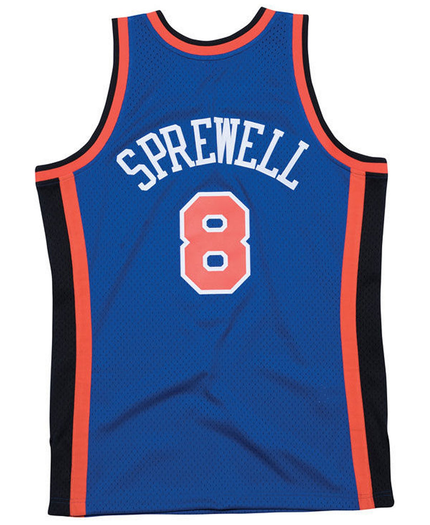 Mitchell & Ness NBA Men's #8 Latrell Sprewell New York Knicks