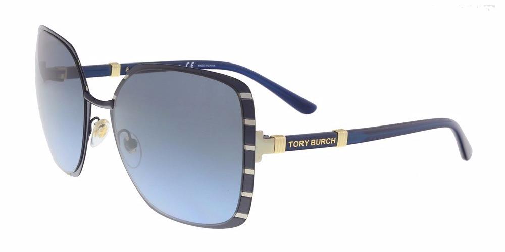 Tory Burch Square Slim Frame Sunglasses 32168F - Sky Optics