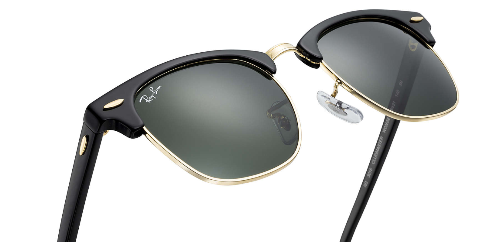 Goneryl sneeuwman glans Ray-Ban Clubmaster RB3016 W0365 - Sky Optics