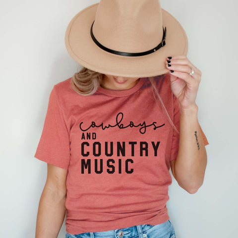 Cowboys and Country Music Wholesale Tee - Limeberry Designs