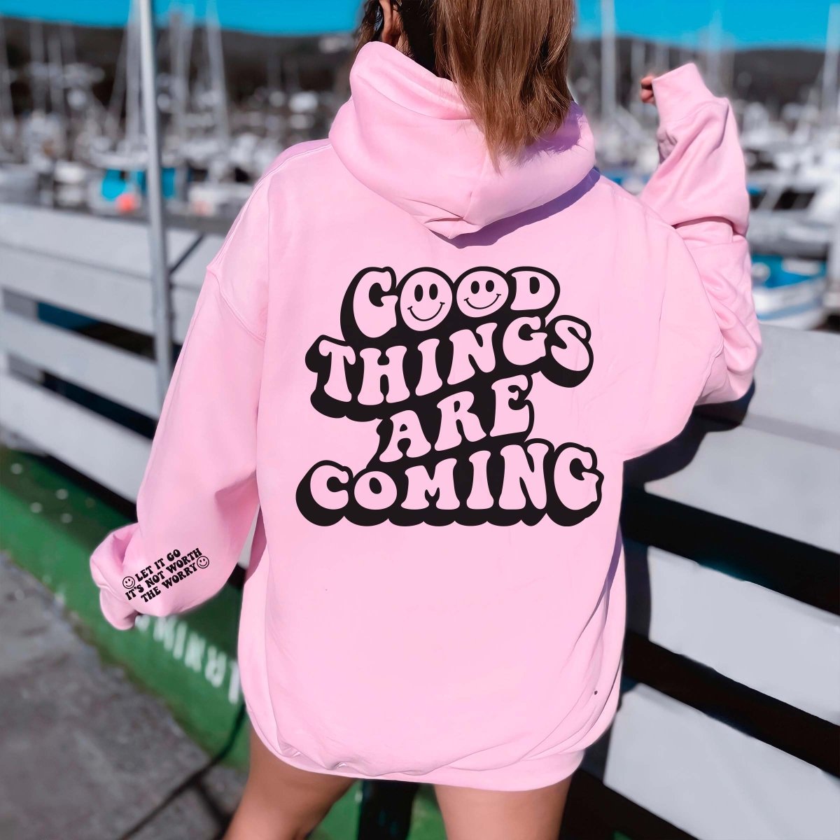 Everything Will be Okay- Retro Self Love Hoodie – Quality Time Designs Co