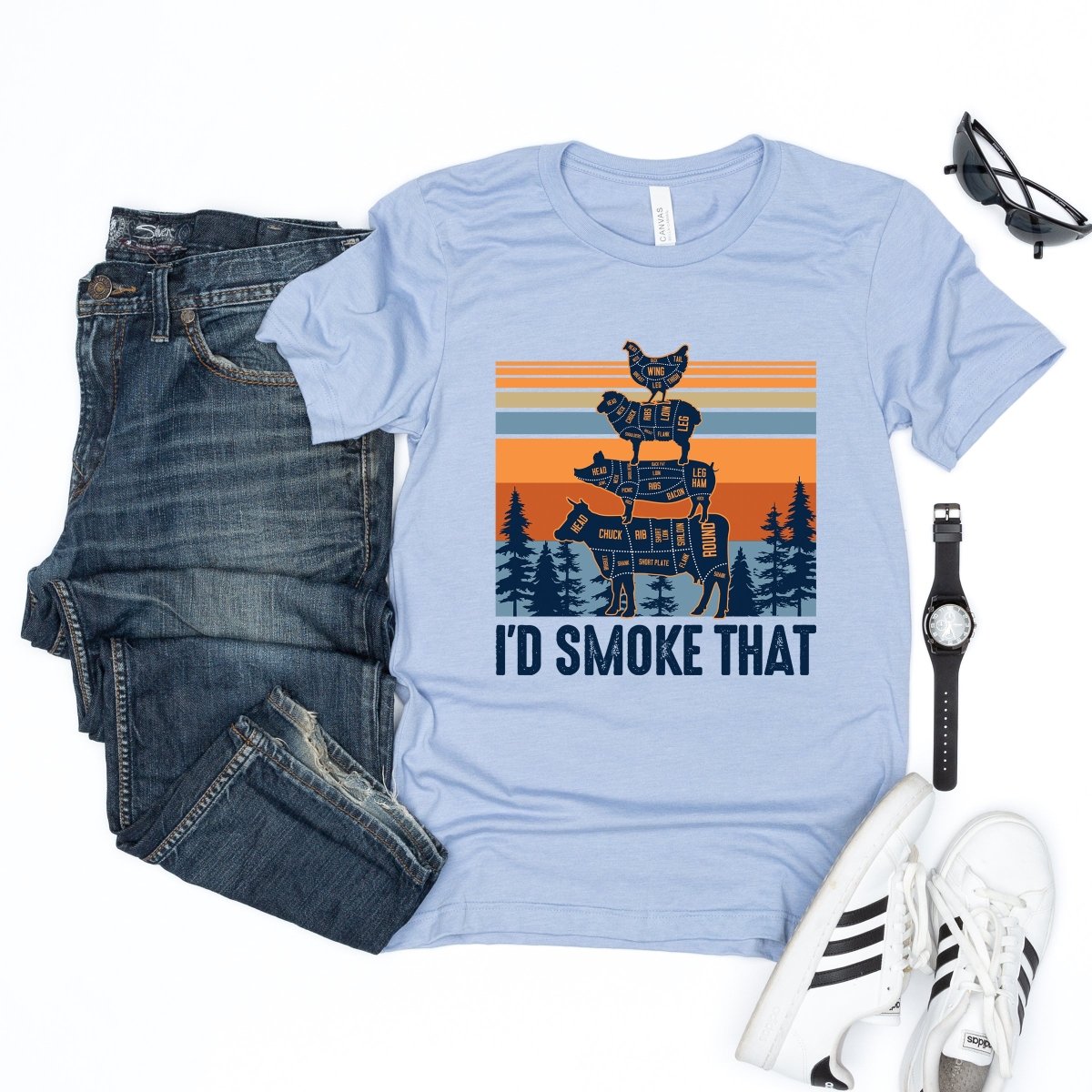 This Is My Meat Smoking Accessories Men Smokin Grill Shirt - Kingteeshop