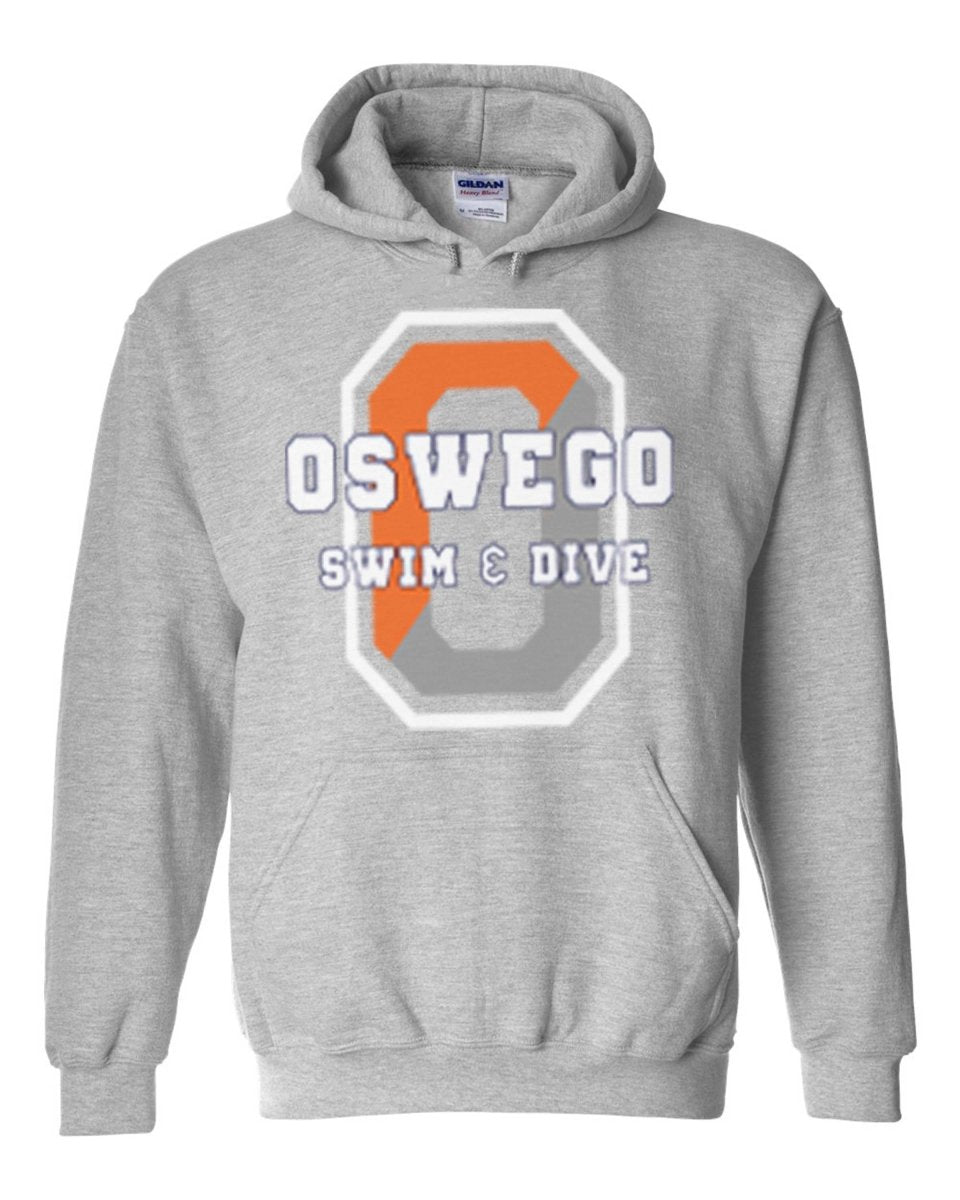 Pocket Design Oswego Swim & Dive Zip Up Hoodie - Limeberry Designs