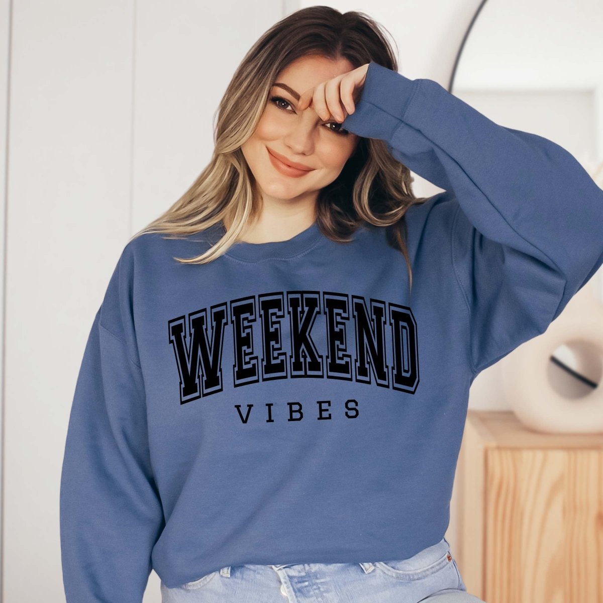 Weekend Lover Crew Sweatshirt - Southern Made Tees