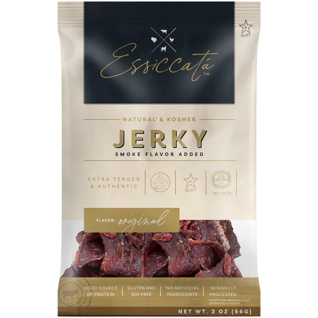 Essiccata Extra Tender Kosher Beef Jerky Original, 2.0-oz