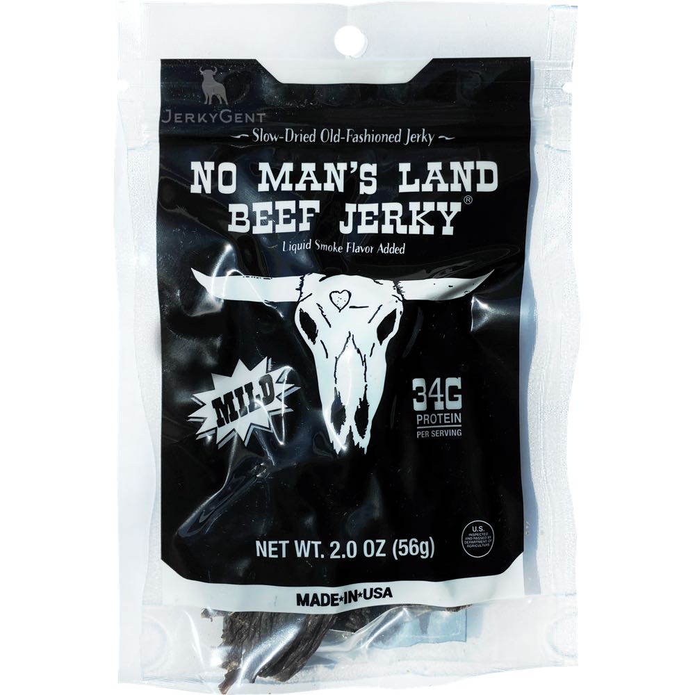 No Mans Land Old Fashioned Beef Jerky Mild 20 Oz Jerkygent