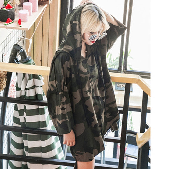 camo oversized hoodie