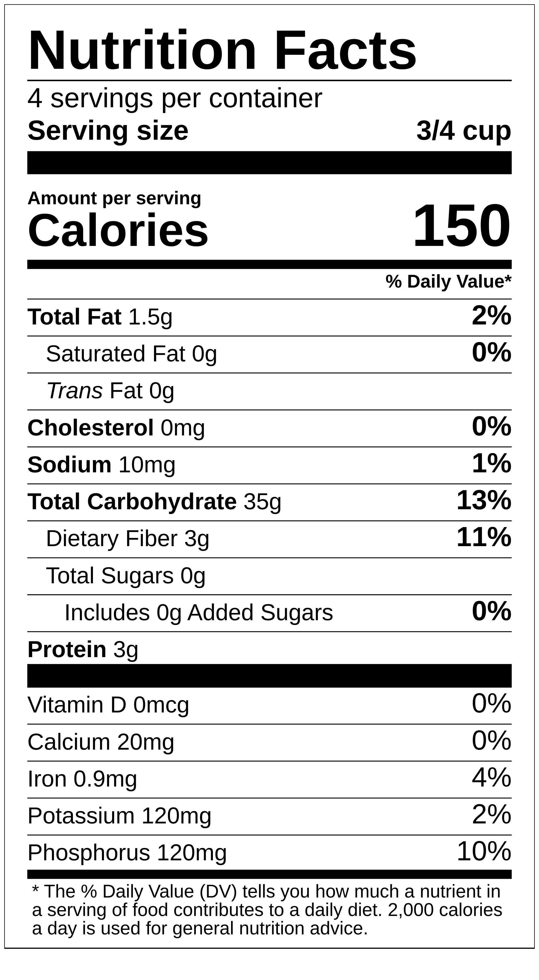 bulk cilantro lime rice nutrition label