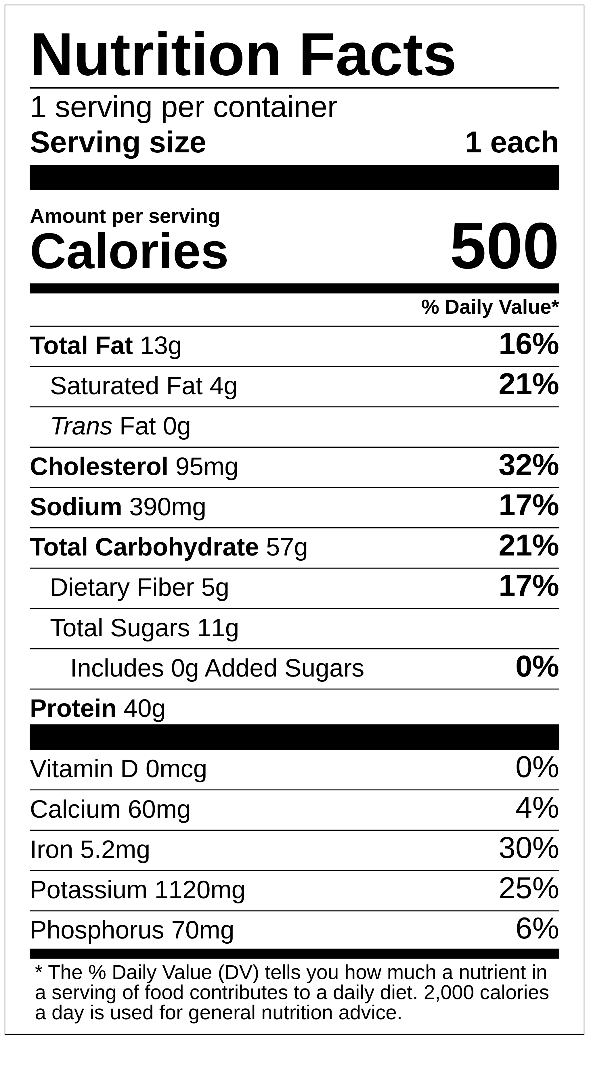 BARBACOA BURRITO BOWL nutrition label