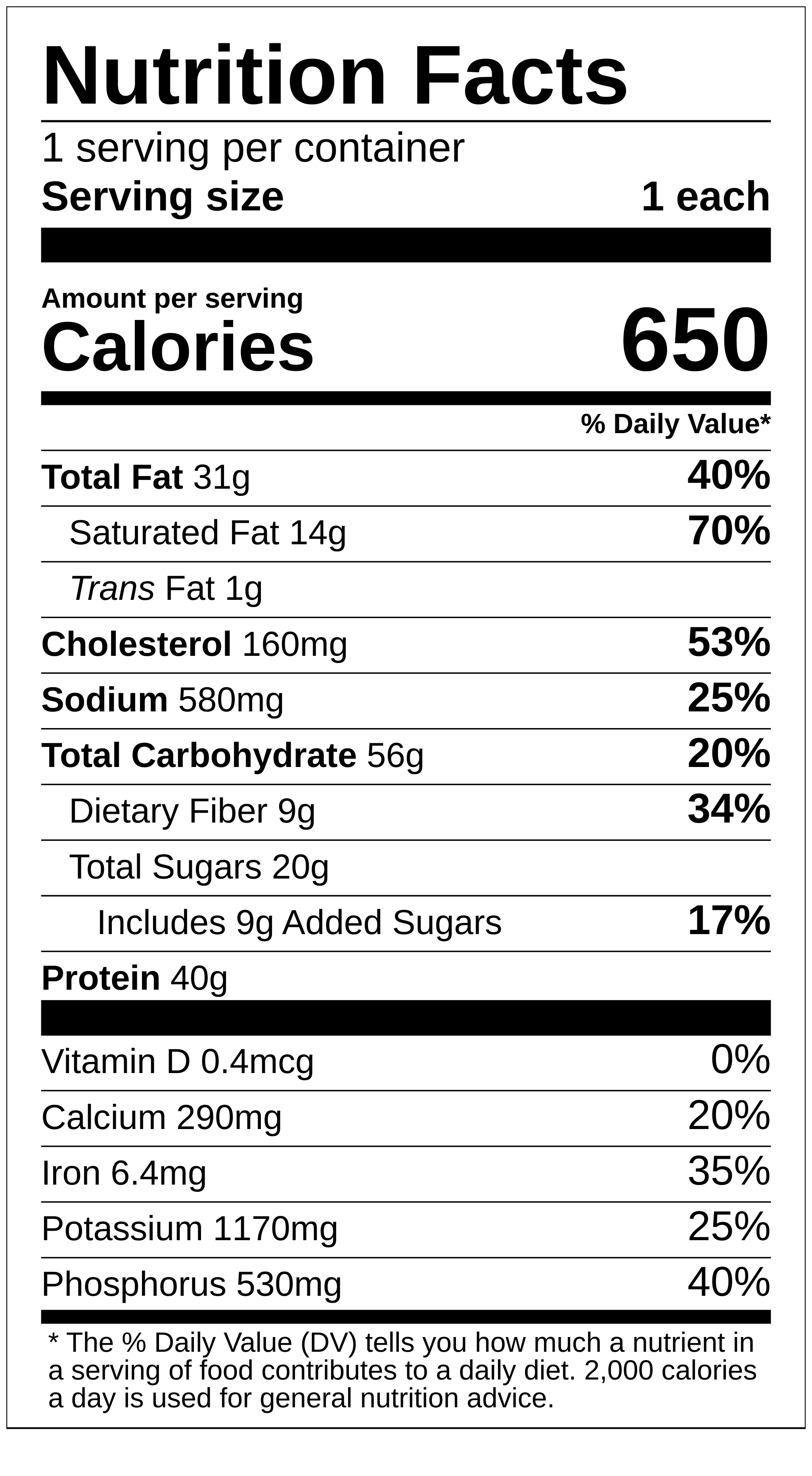 BBQ CHEESEBURGER & CORN CAKES nutrition label