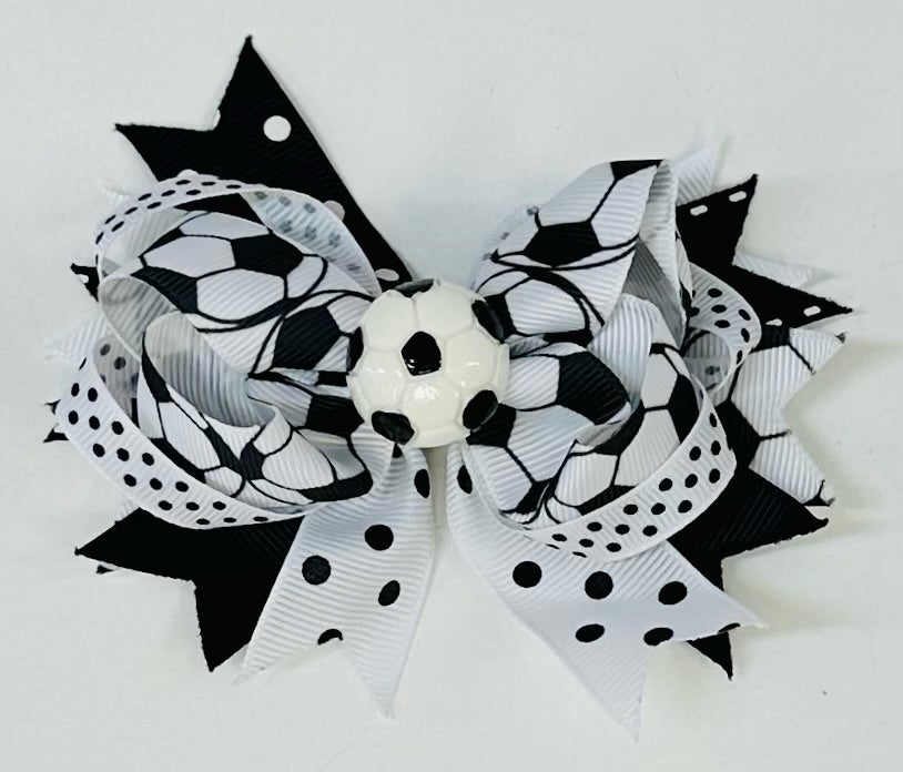 Soccer • Loop Hair Bow
