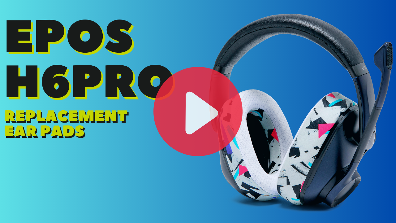 how to replace EPOS H6 Pro earpads
