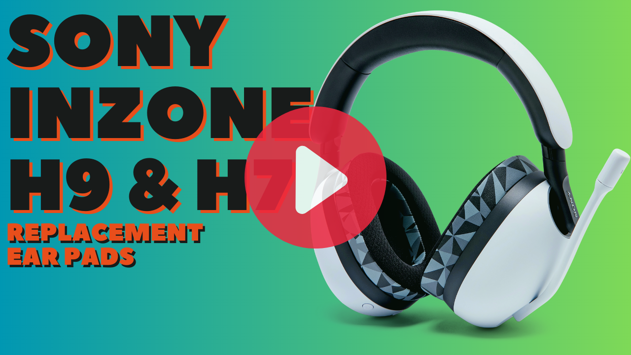 how to replace Sony Inzone H9 earpads