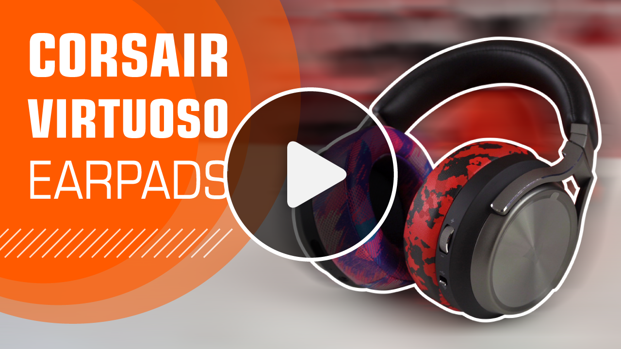 how to replace corsair virtuoso earpads