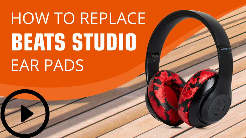 Beats Studio Replacement Ear Pads by Wicked Cushions - Black Floral
