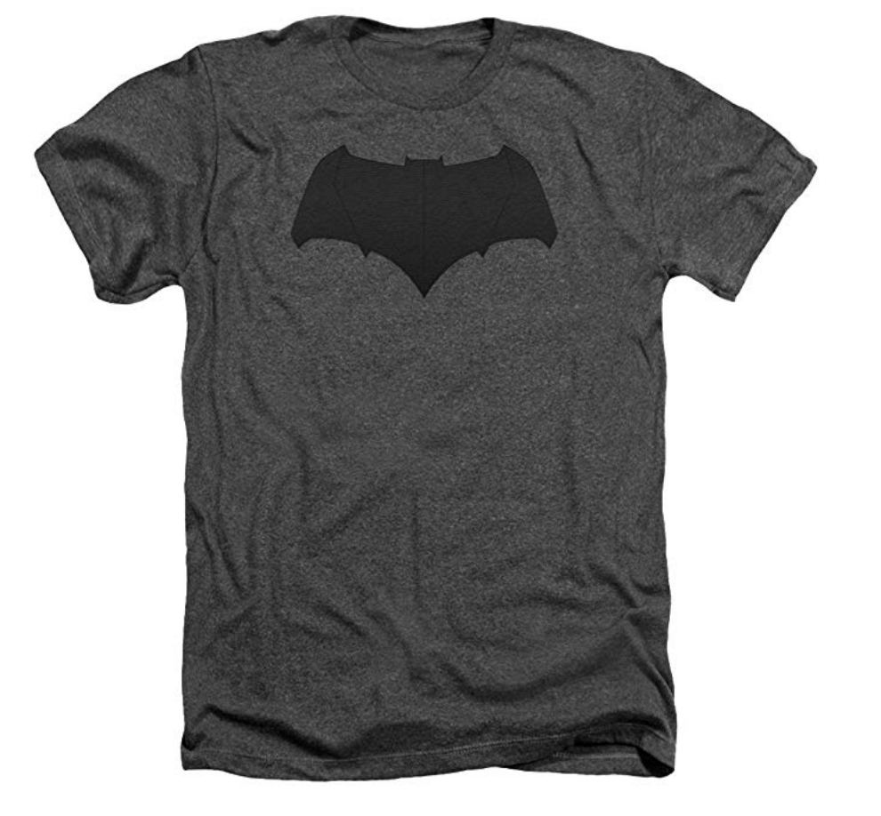 Batman v Superman Movie BATMAN Logo T-Shirt Gray – ZMX Comics