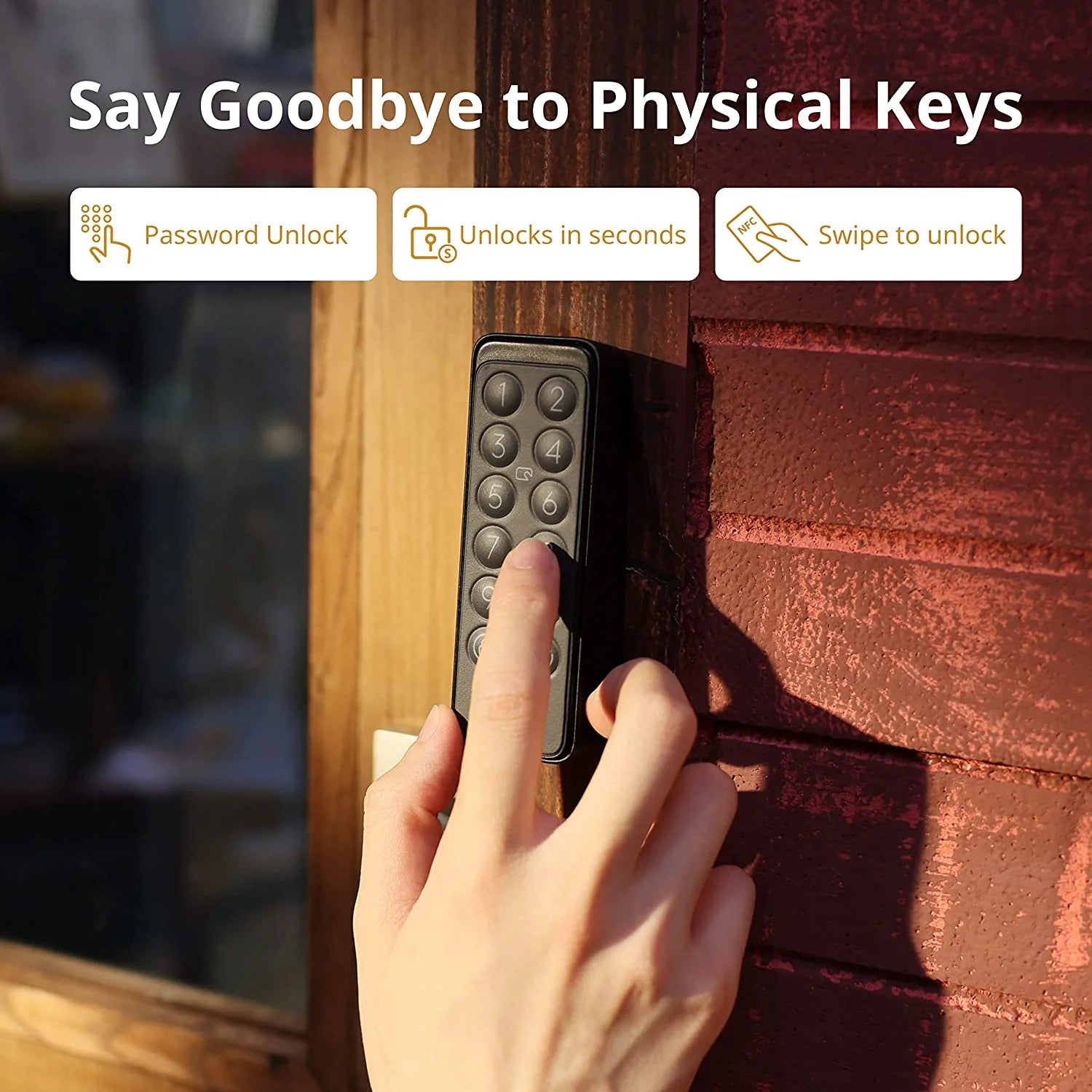 SwitchBot Keypad Touch City Dwellers - Discover a legendary story
