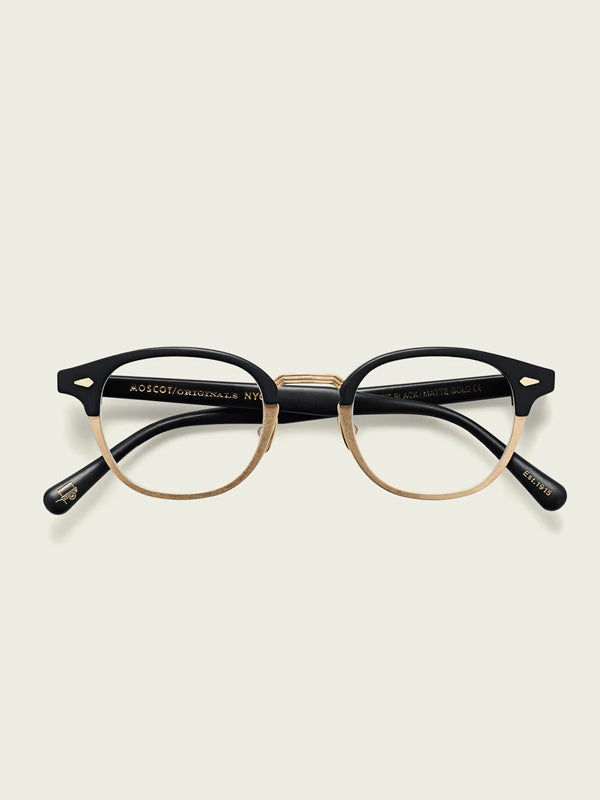 Moscot Lemtosh-TT SE Optical Glasses in Crystal Gold Color – THIS