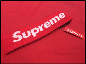 supreme new era headband blue