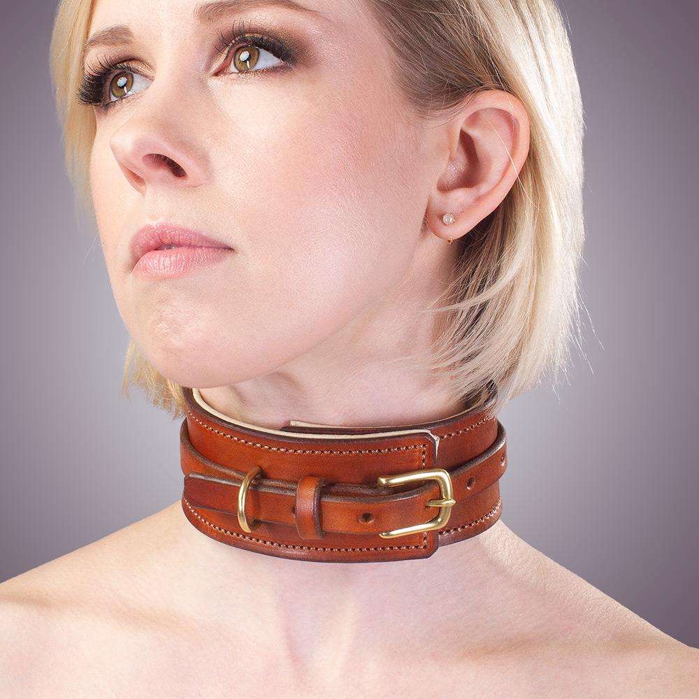 Leather Neck Corset, Leather Collar, Leather Choker, Posture