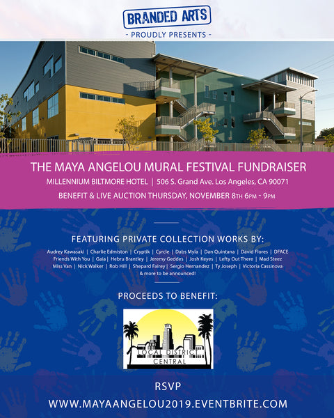 Branded Arts Maya Angelou Fundraiser