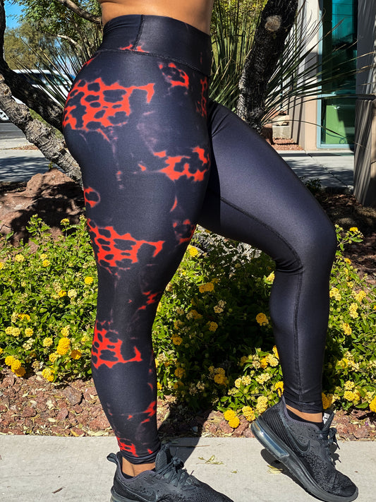 Women's Red Tiger Leggings – Fight or Quit