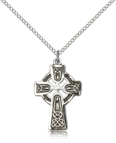 STERLING SILVER SMALL CELTIC CROSS – Saints & More