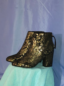 steve madden gold boots