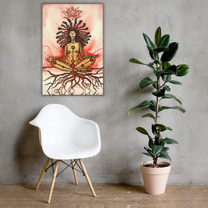 Healing Root Chakra Flow Canvas