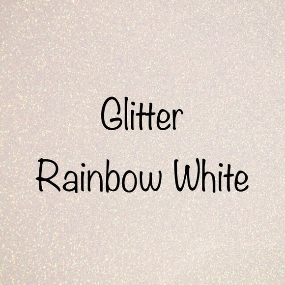 Siser Glitter Htv Rainbow White Craft Enablers