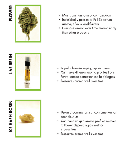 differences between different cannabis products