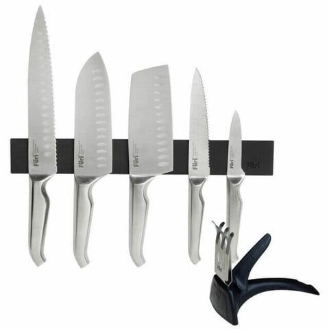 Furi Pro Magnetic Wall Mounted Rack Knife 7 Pc Set