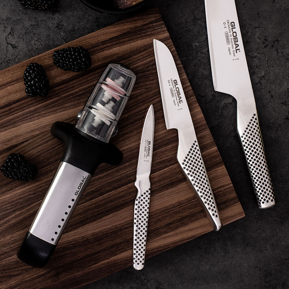 Global 7-Piece Ikasu Knife Block Set