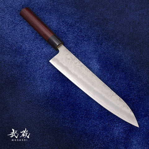 Musashi Silver Steel Rosewood Chef Knife 21cm