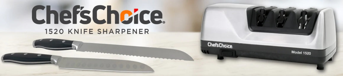 Chef's Choice 1520 Electric 3-Stage Diamond Knife Sharpener 75W